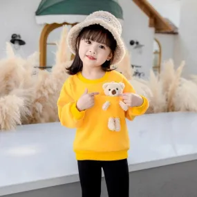 2021 Trendy Girls Winter Fleece Sweater  Baby Girl Wholesale