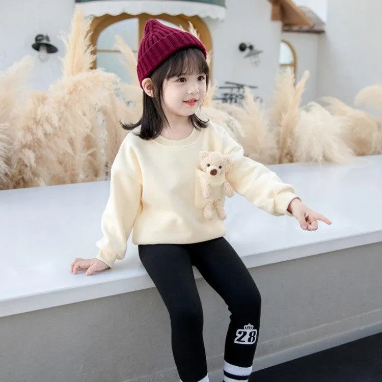 2021 Trendy Girls Winter Fleece Sweater  Baby Girl Wholesale