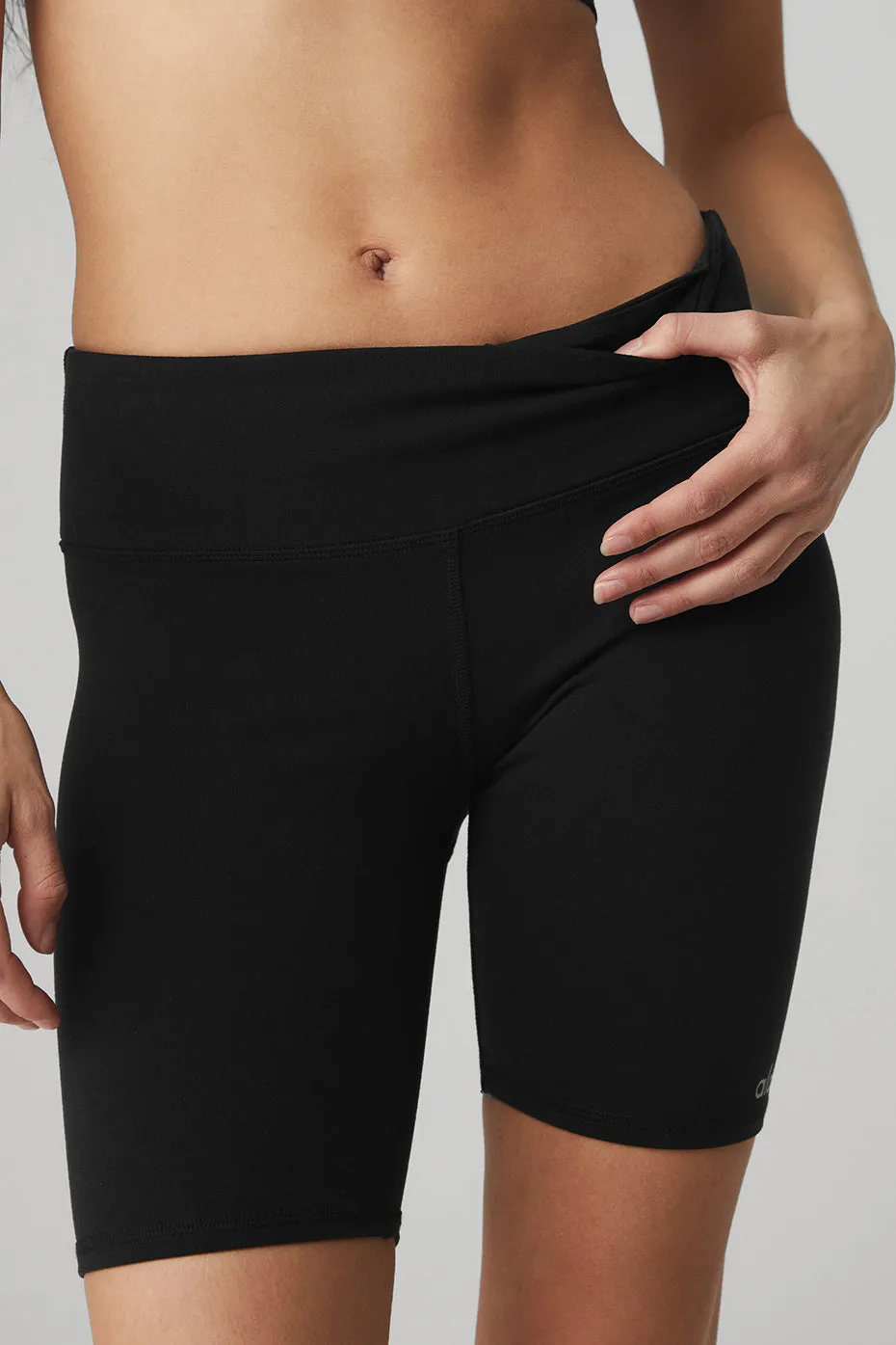 7" Airbrush Biker Short - Black