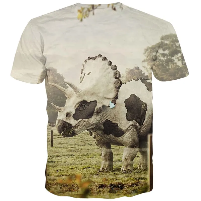 Animal T shirts Men Dinosaur T-shirts 3d Hip Hop T-shirts Graphic Harajuku T shirts Funny Leisure Tshirt Printed