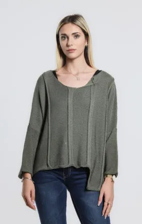 Army Amani Crop Sweater