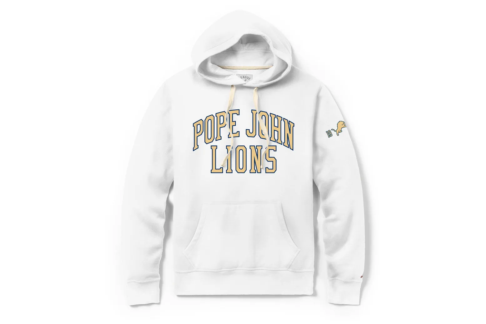 BEST SELLER - League Stadium Collection- Hooded Sweatshirt- White