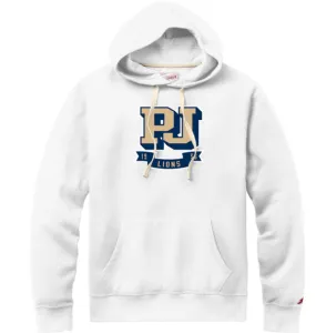 BEST SELLER / NEW LOGO-  League Stadium Collection- Hooded Sweatshirt- White