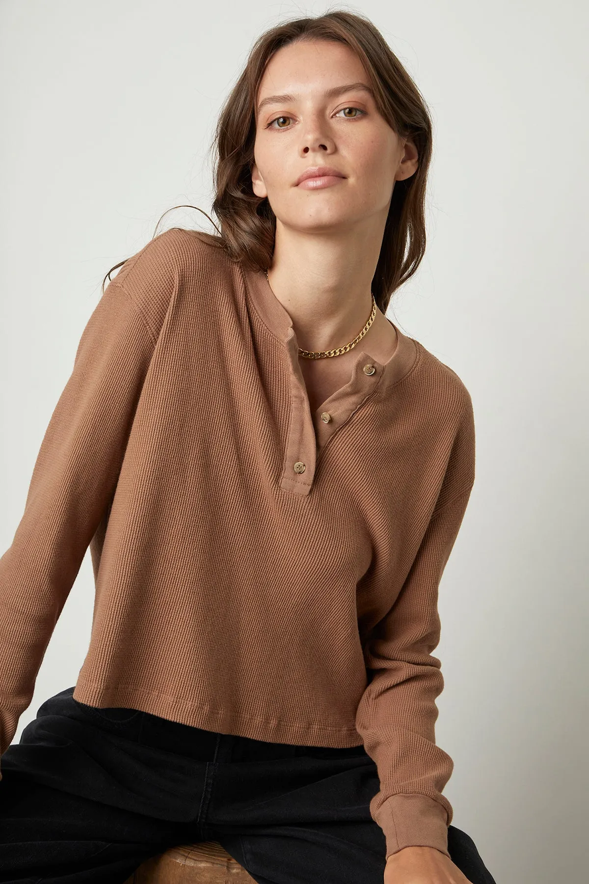 BONNIE CROPPED HENLEY