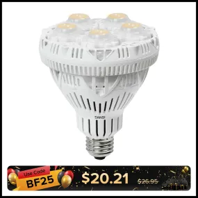 BR30 24W LED Grow Light Bulb