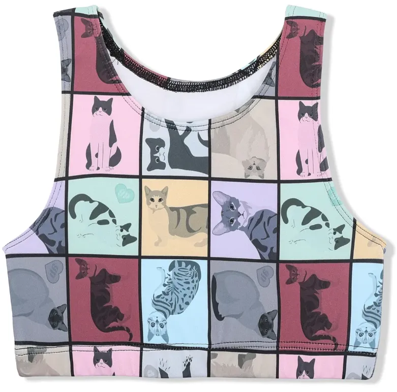 Cat Era Sports Bra Crop - Select Size