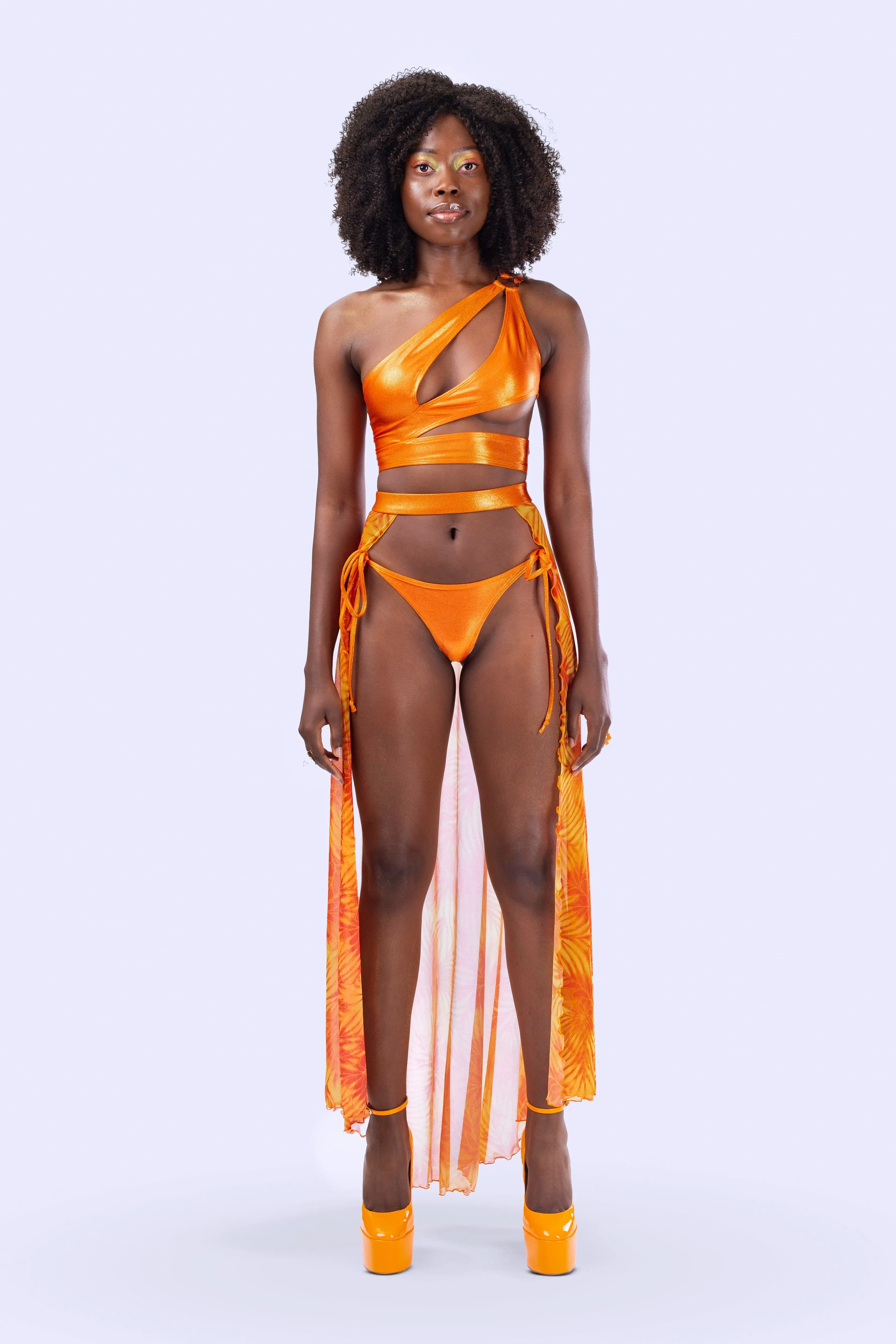 Citrine One Shoulder Set