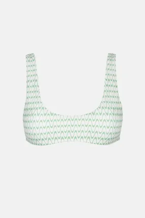 Clearwater Crop Top Sage