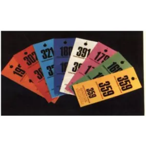 Coat Check Tickets - 500 Triplicate Pack