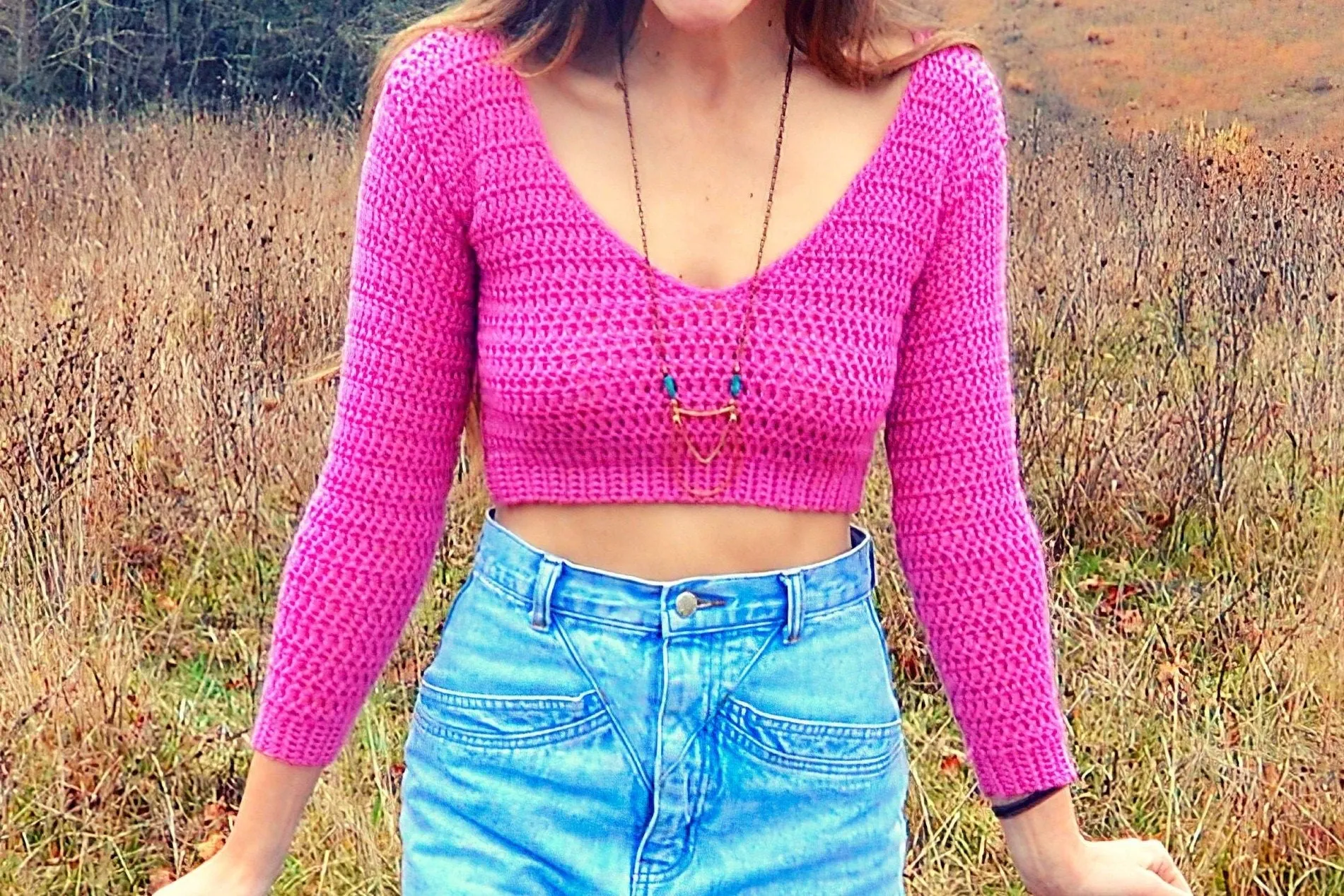 Crochet Sweater Pattern - Lightning