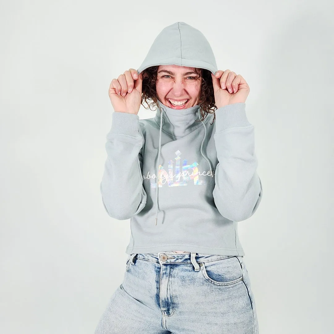 Crop Hoodie - Mist