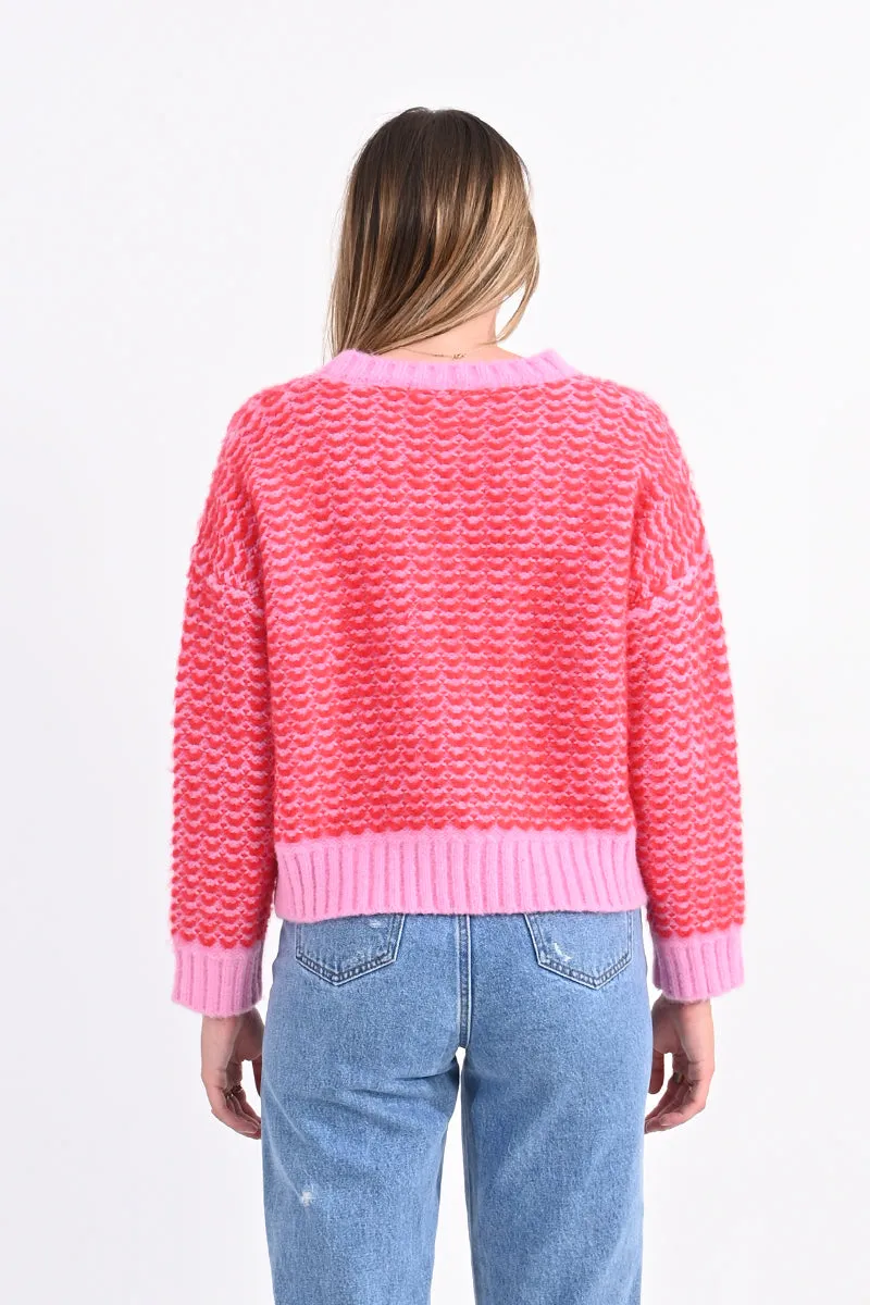 Cropped Pink Sweater