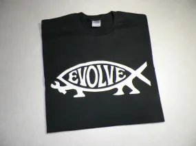 Darwin Fish Evolve Atheist T-shirt  | Blasted Rat