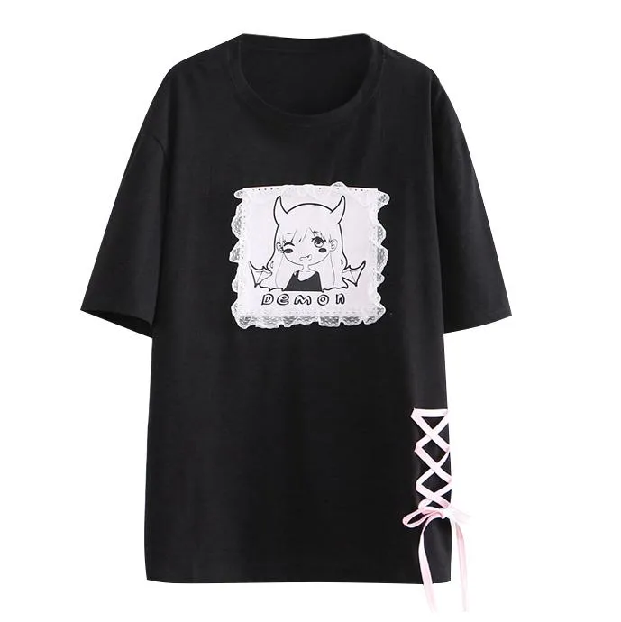 Demon Girl Ribbon T-shirt SD00532