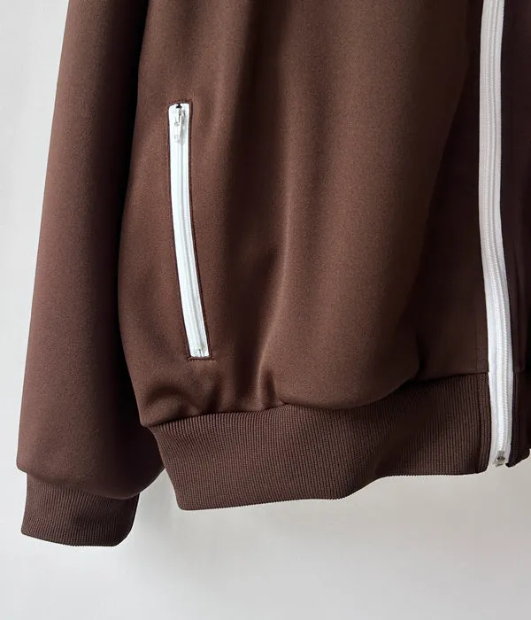 DESCENDANT/CLUB TRACK JACKET (BROWN)