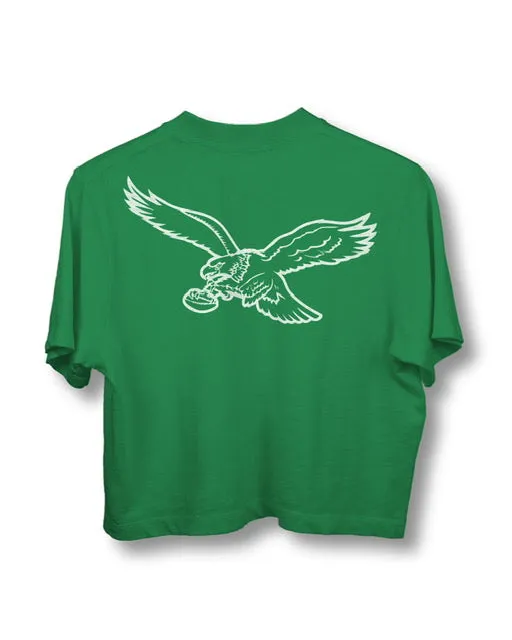 Eagles Dual Threat Cropped Tee