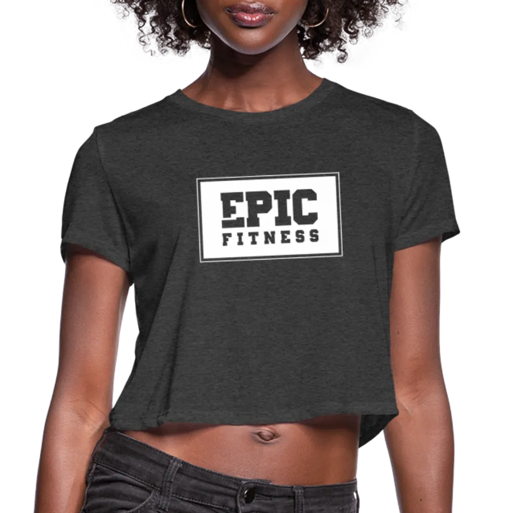 Epic Fitness Block Logo Cropped Tee