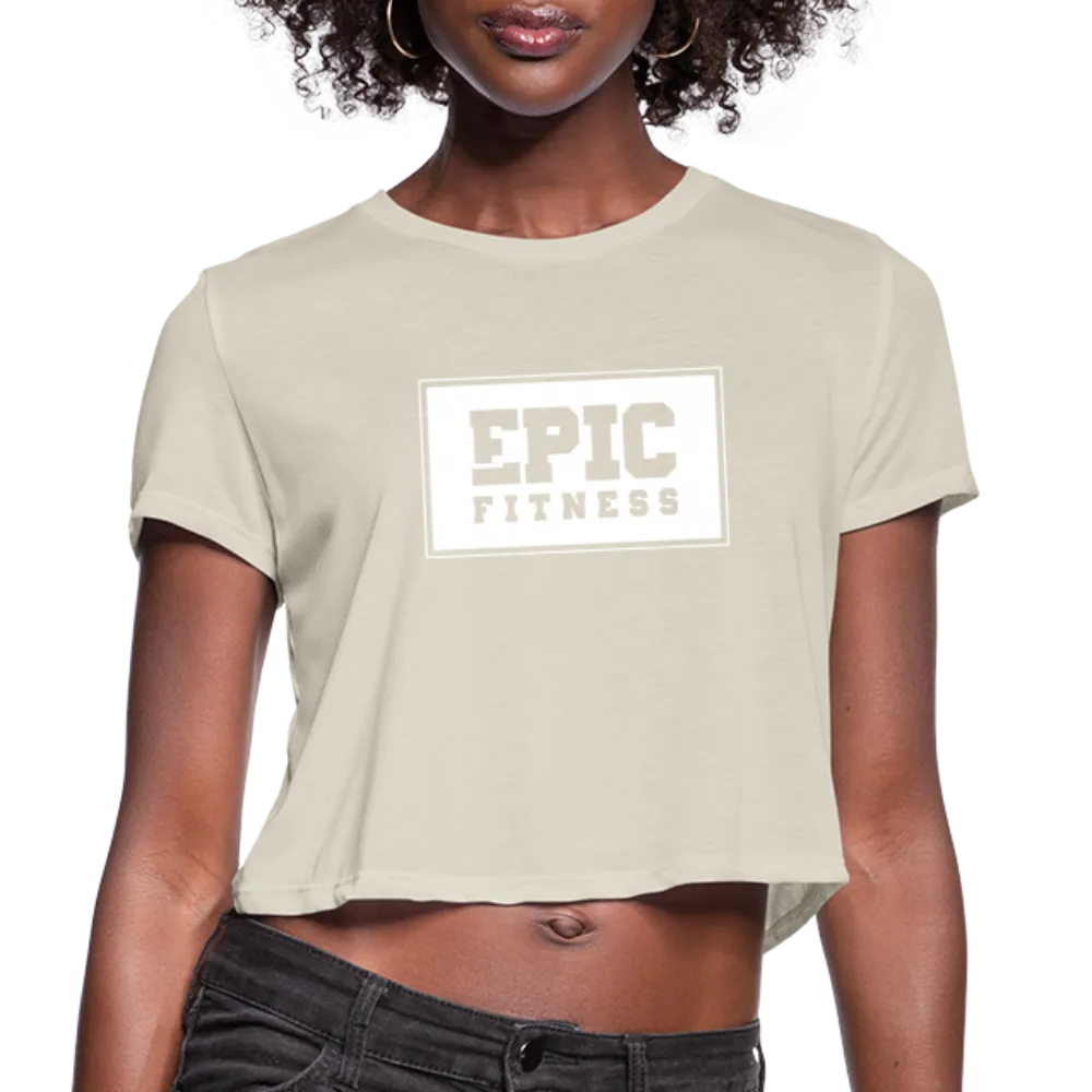 Epic Fitness Block Logo Cropped Tee