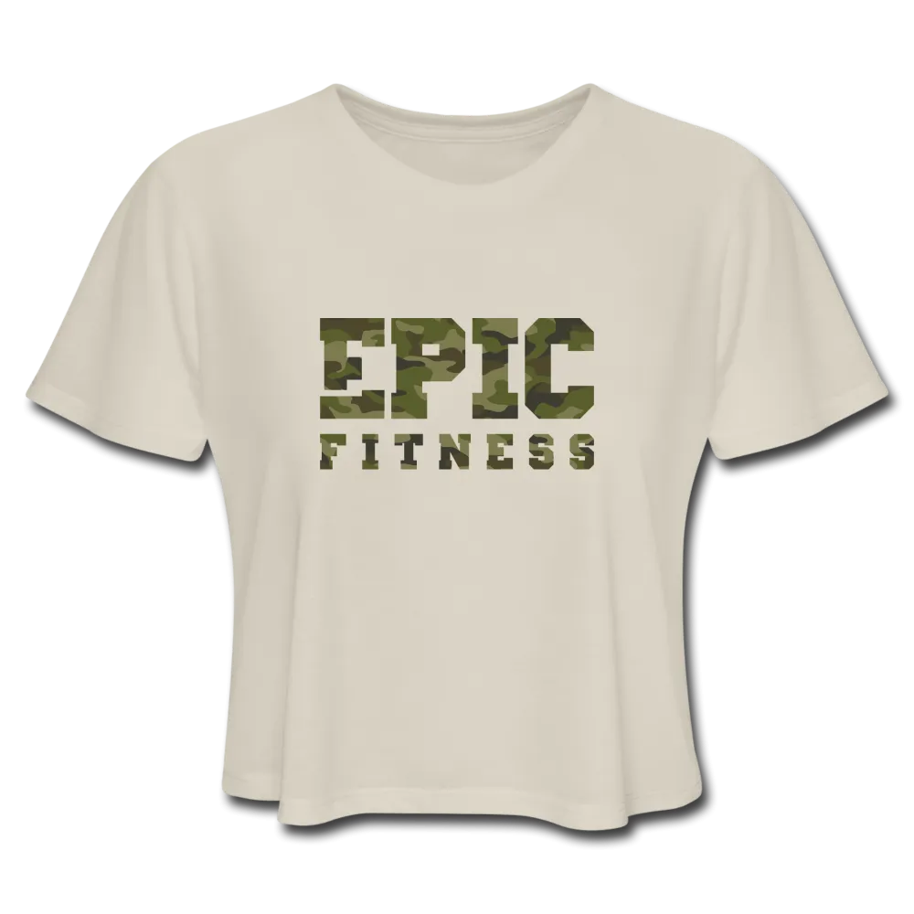 Epic Fitness Cloak Logo Cropped Tee