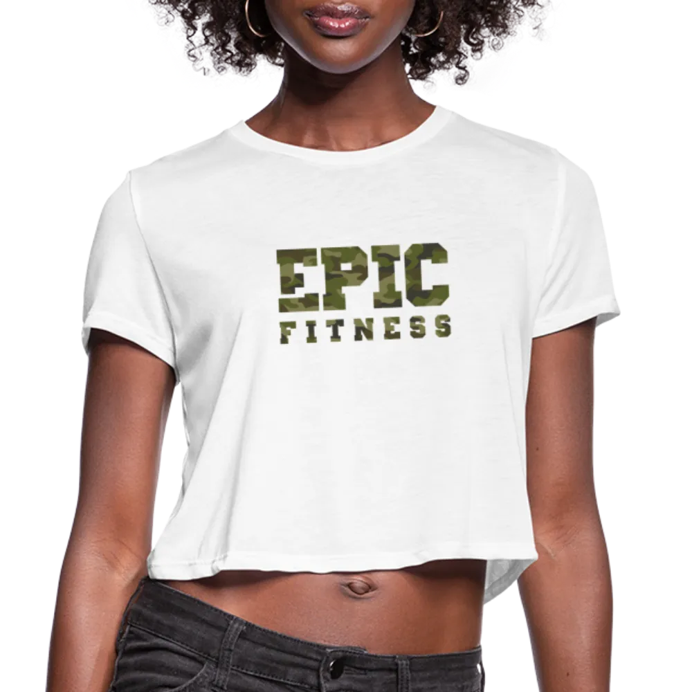 Epic Fitness Cloak Logo Cropped Tee