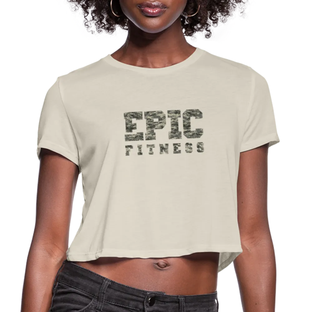 Epic Fitness Digi Cloak Logo Cropped Tee