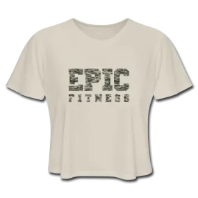 Epic Fitness Digi Cloak Logo Cropped Tee