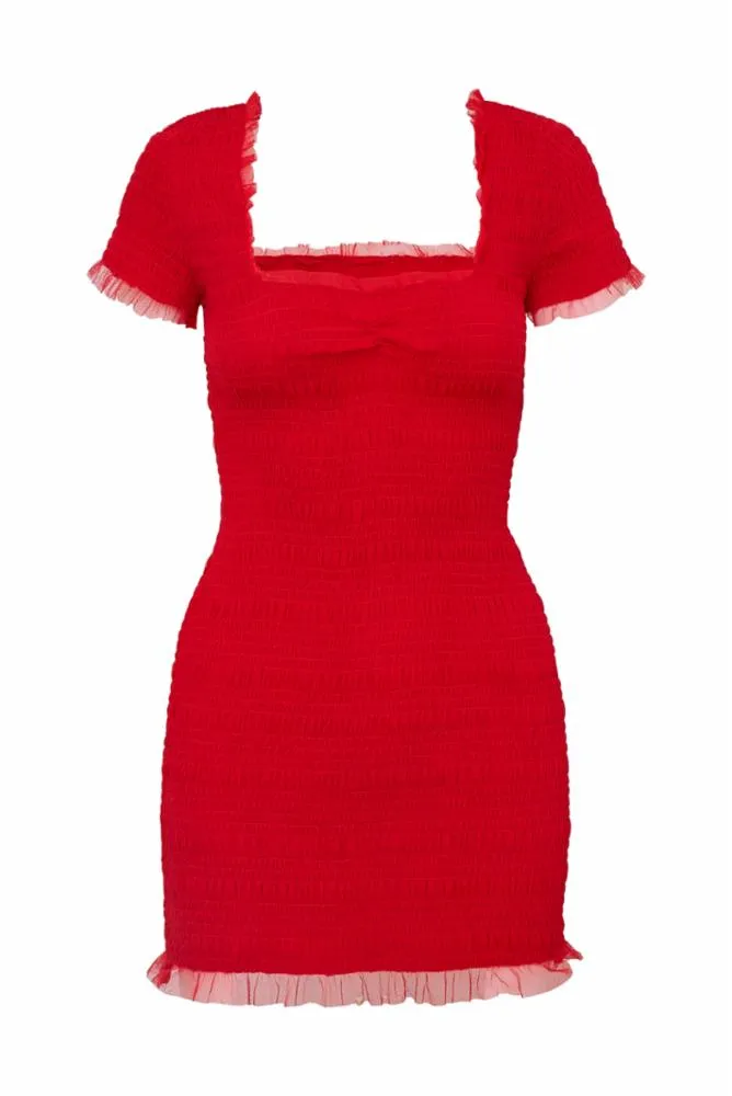 Esca Dress- Red