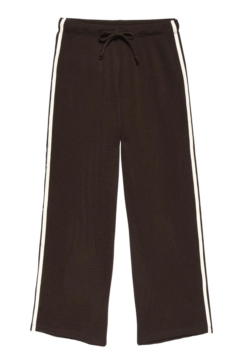 Espresso Thermal Crop Stripe Pant