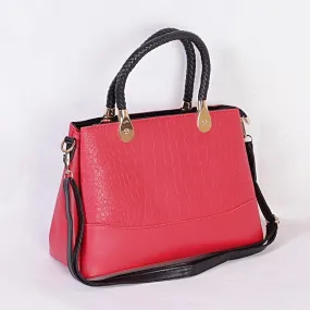 Fashion Trendy Women Handbag - Red