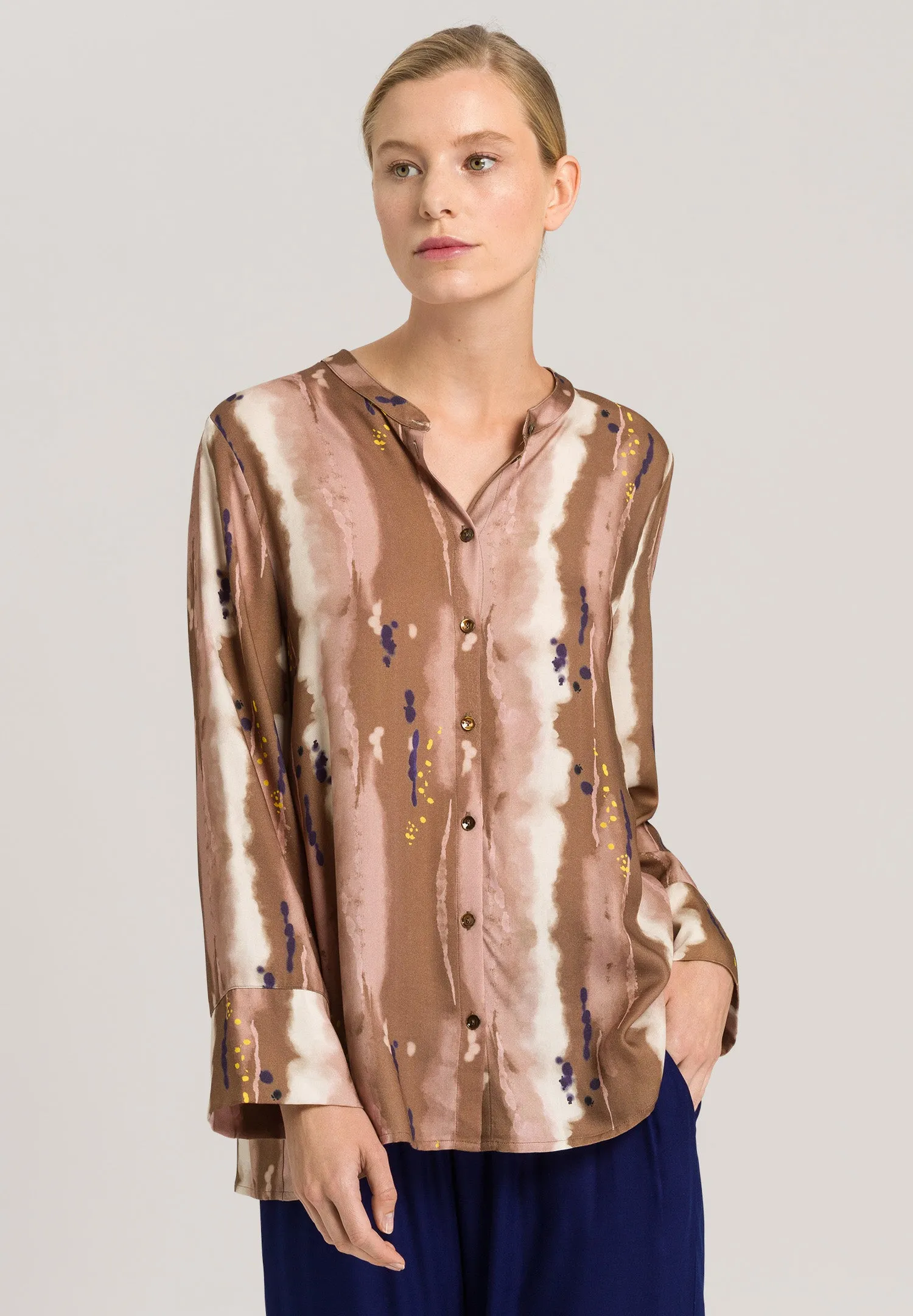 Favourites Button Front Shirt | Vigorous Aquarelle 78665-2955