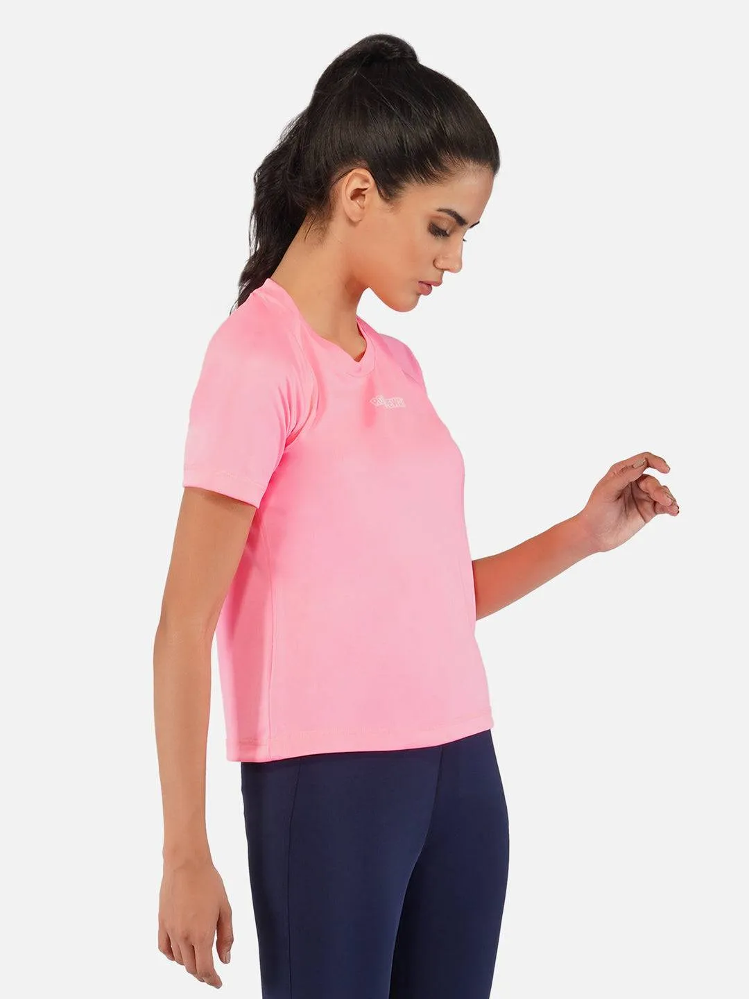 Fluorescent Pink Raglan T-Shirt RWW2061