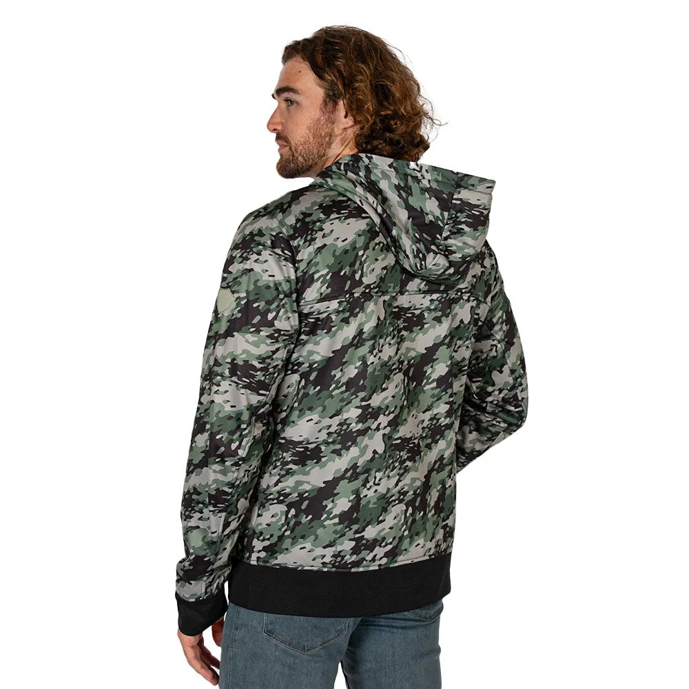 Full Zip Performance Hoodie | Geo Camo-Patriot PreOrder