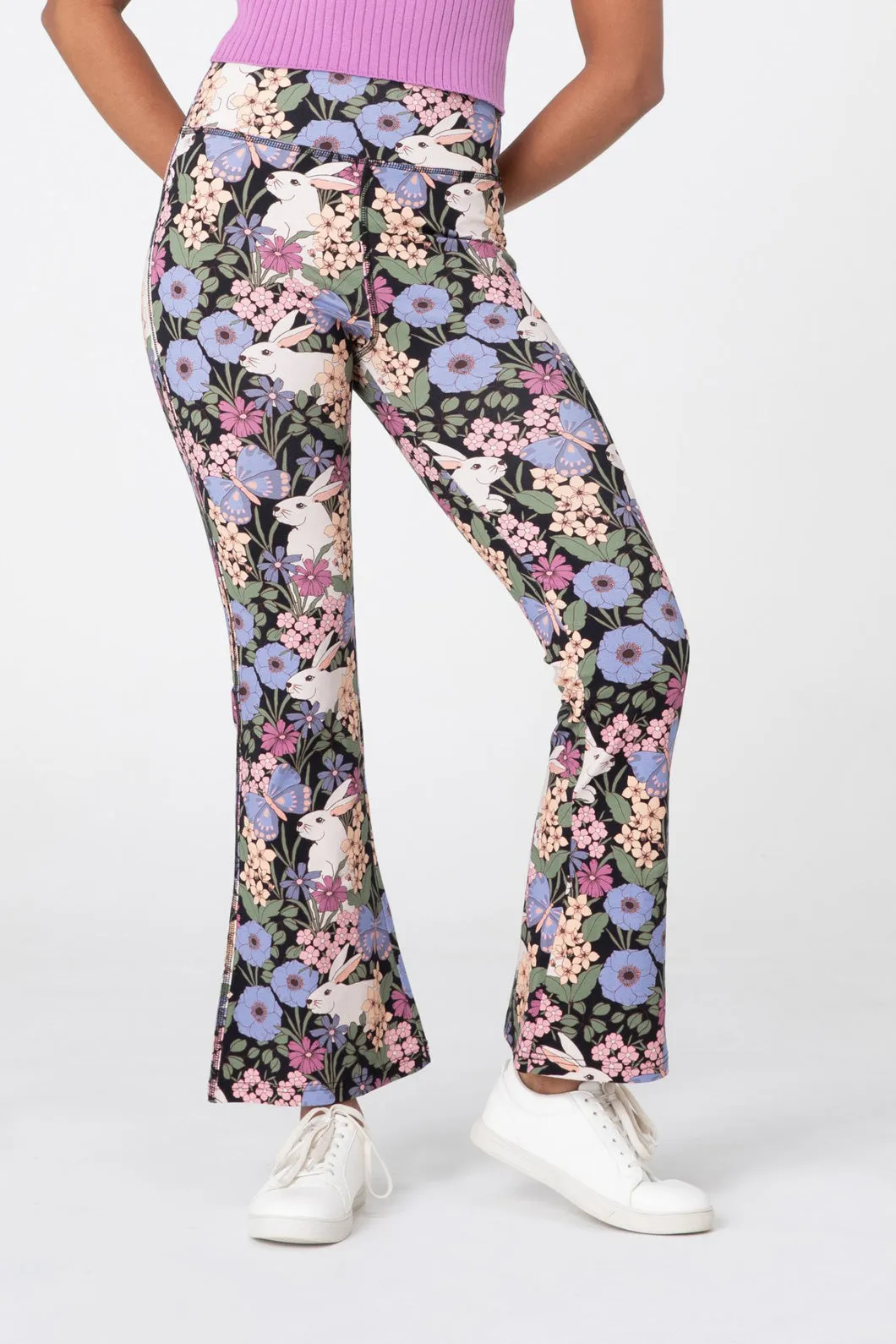 Garden Rabbit Flare Pant