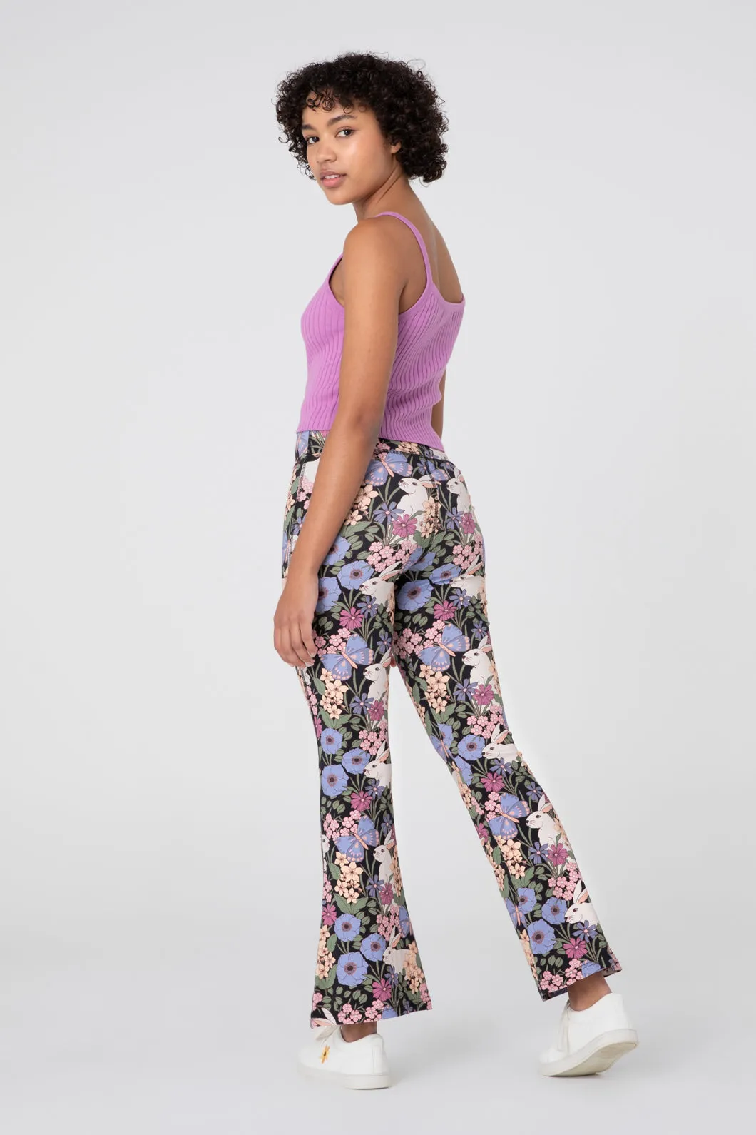 Garden Rabbit Flare Pant