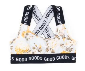 Good Goods Emma Crop Top - Blue Floral