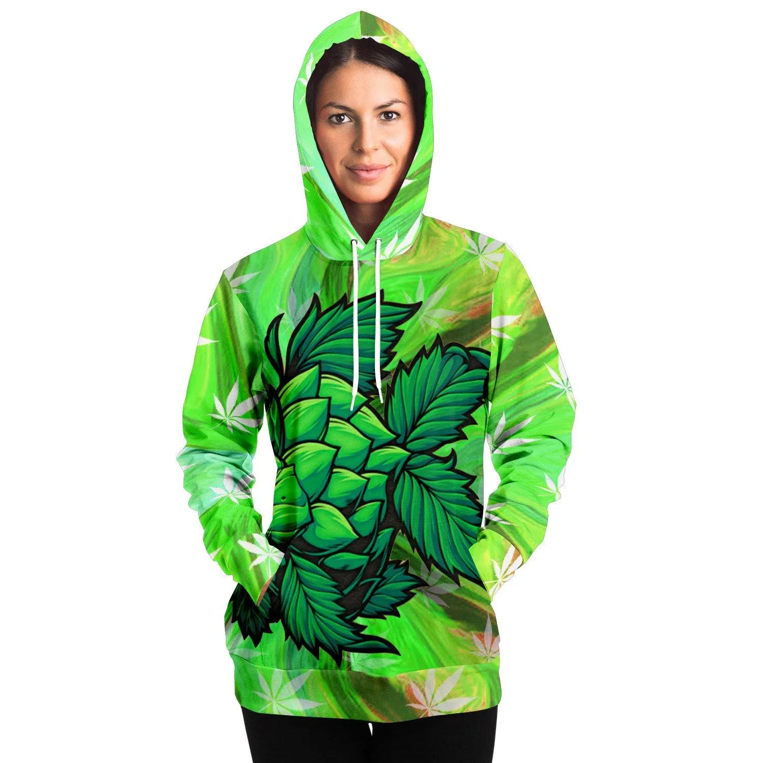 Green Fish Hoodie