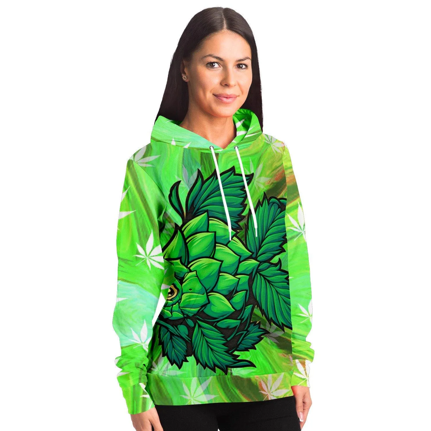 Green Fish Hoodie