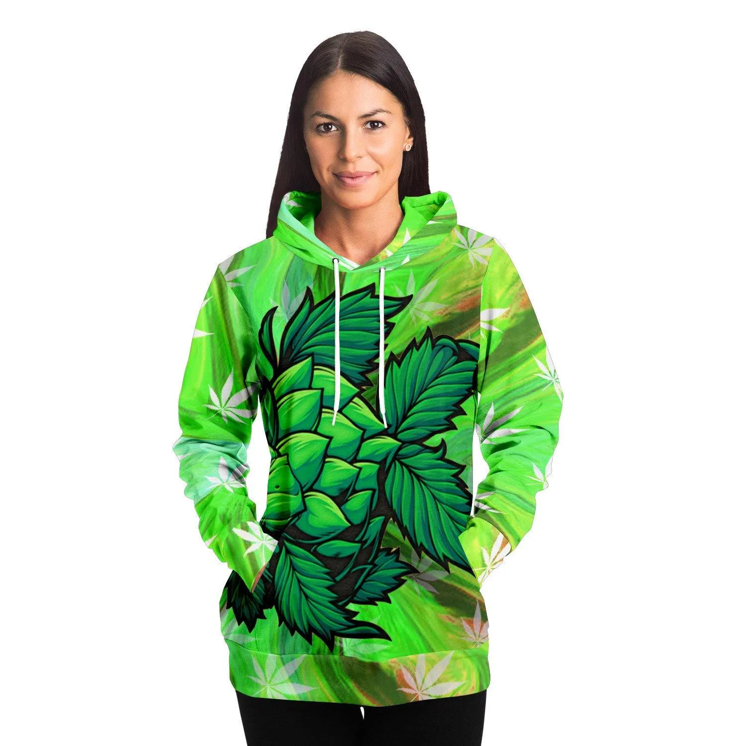 Green Fish Hoodie