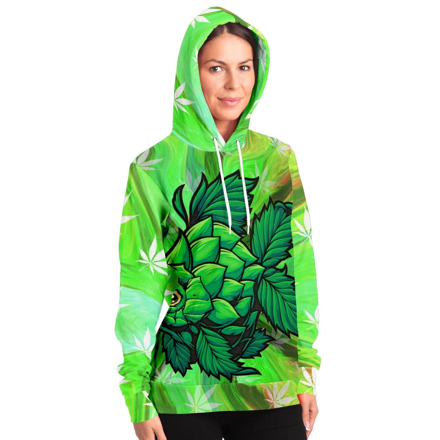 Green Fish Hoodie