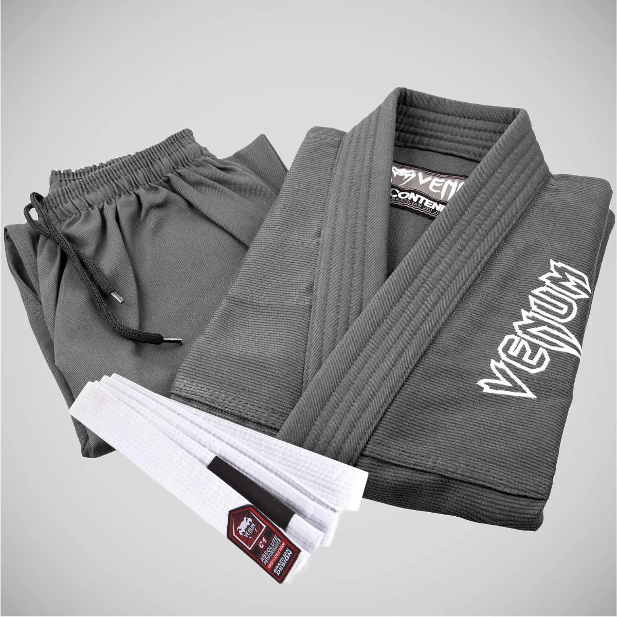 Grey Venum Contender Kids BJJ Gi