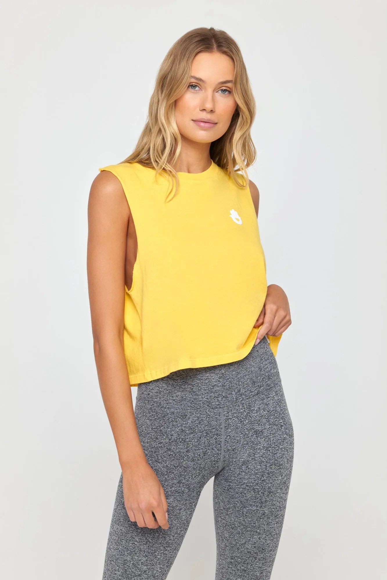 Hamsa Callie Crop Tank