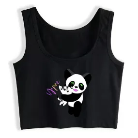 Happy Panda Crop Top