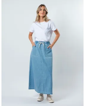 Ingrid Skirt - Light Blue Wash