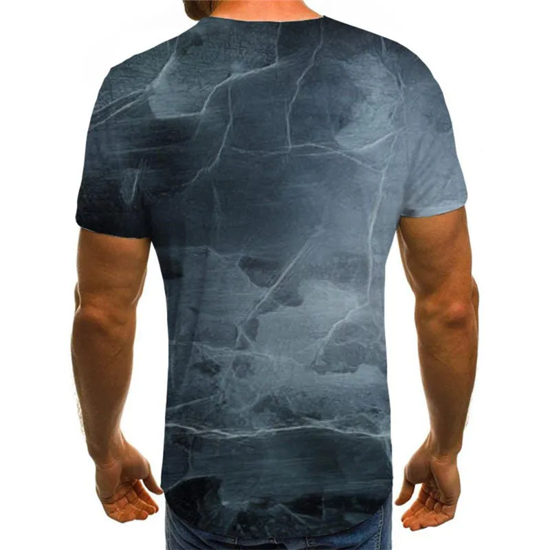 Irregular texture tshirts special texture Casual shirt 3D men different Casual art costume