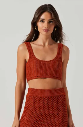 Kendelle Crochet Crop Top