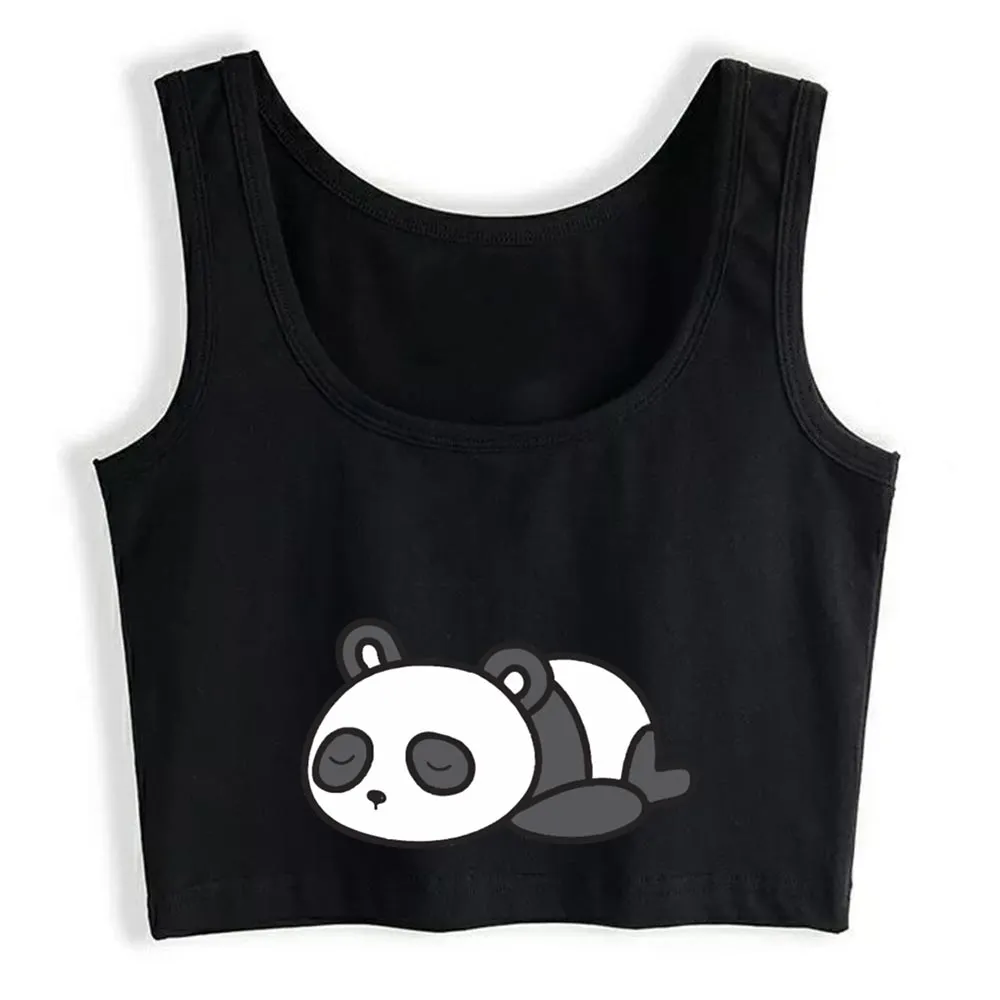 Lazy Panda Crop Top