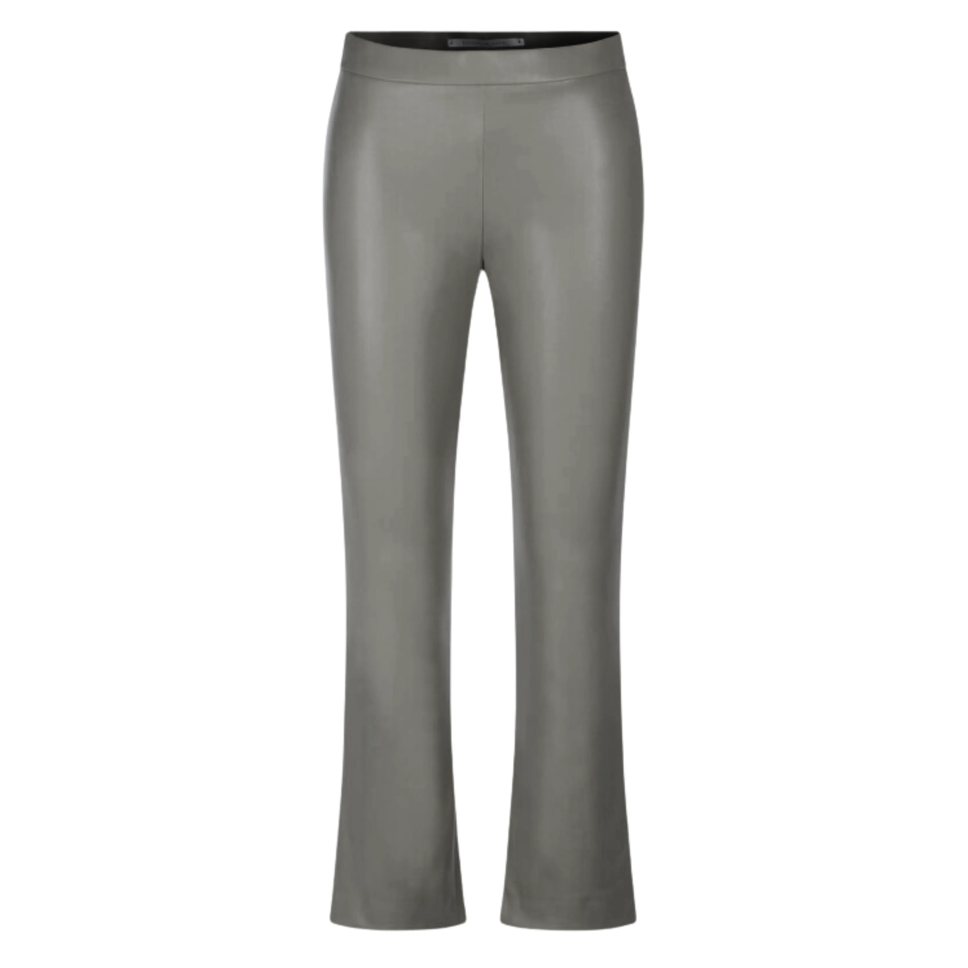 Macy Leather Pant - Grey