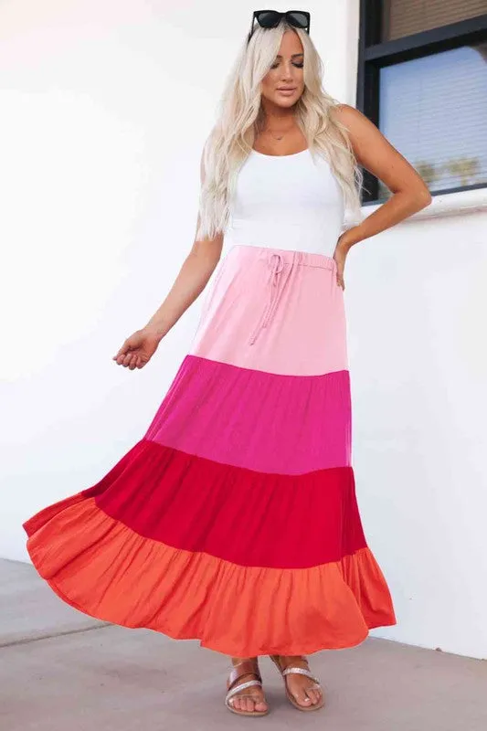 Mariana Tiered Maxi Skirt