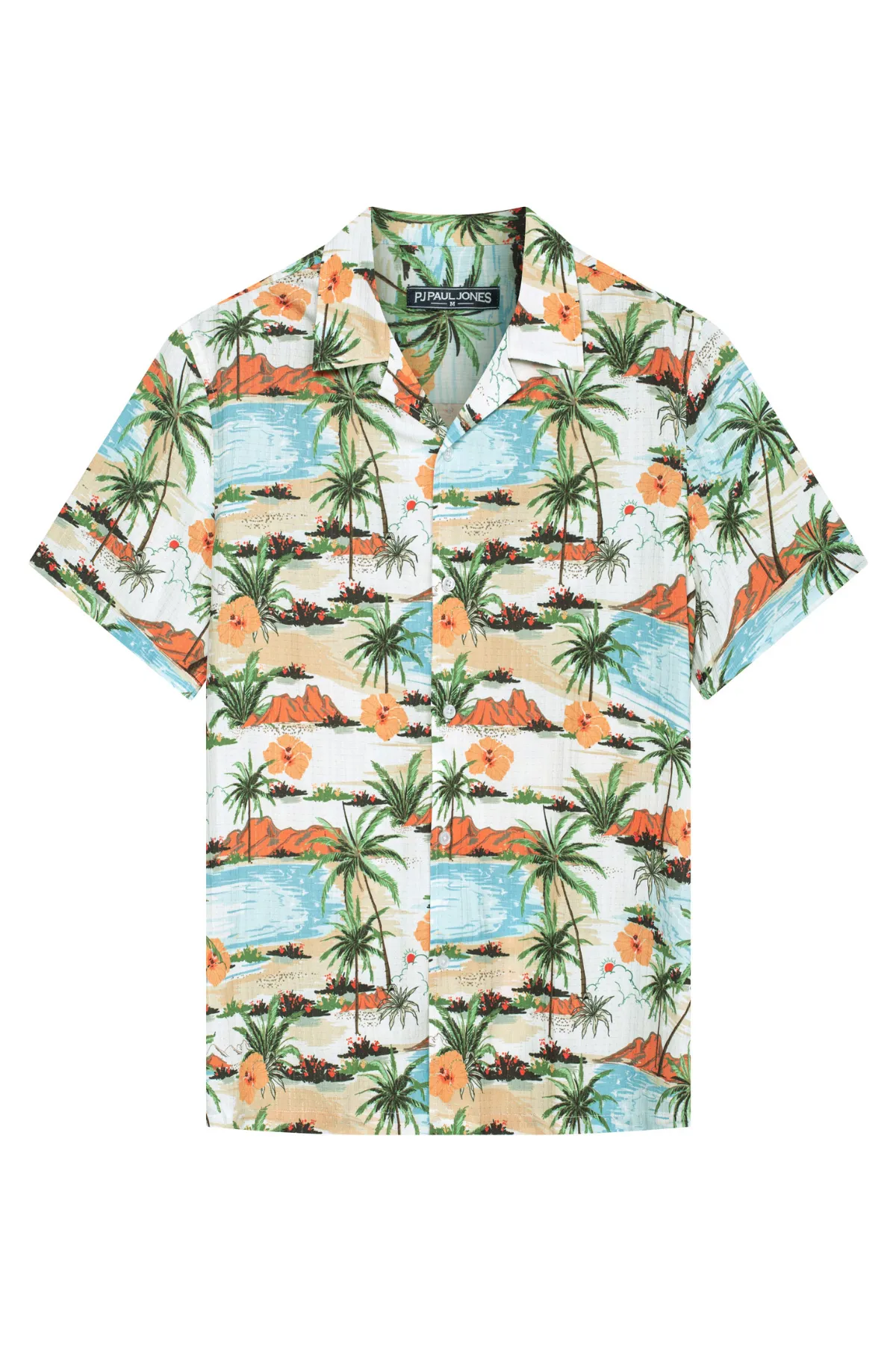 Mens Hawaiian Shirts Short Sleeve Casual Button Down Tropical Beach Shirt