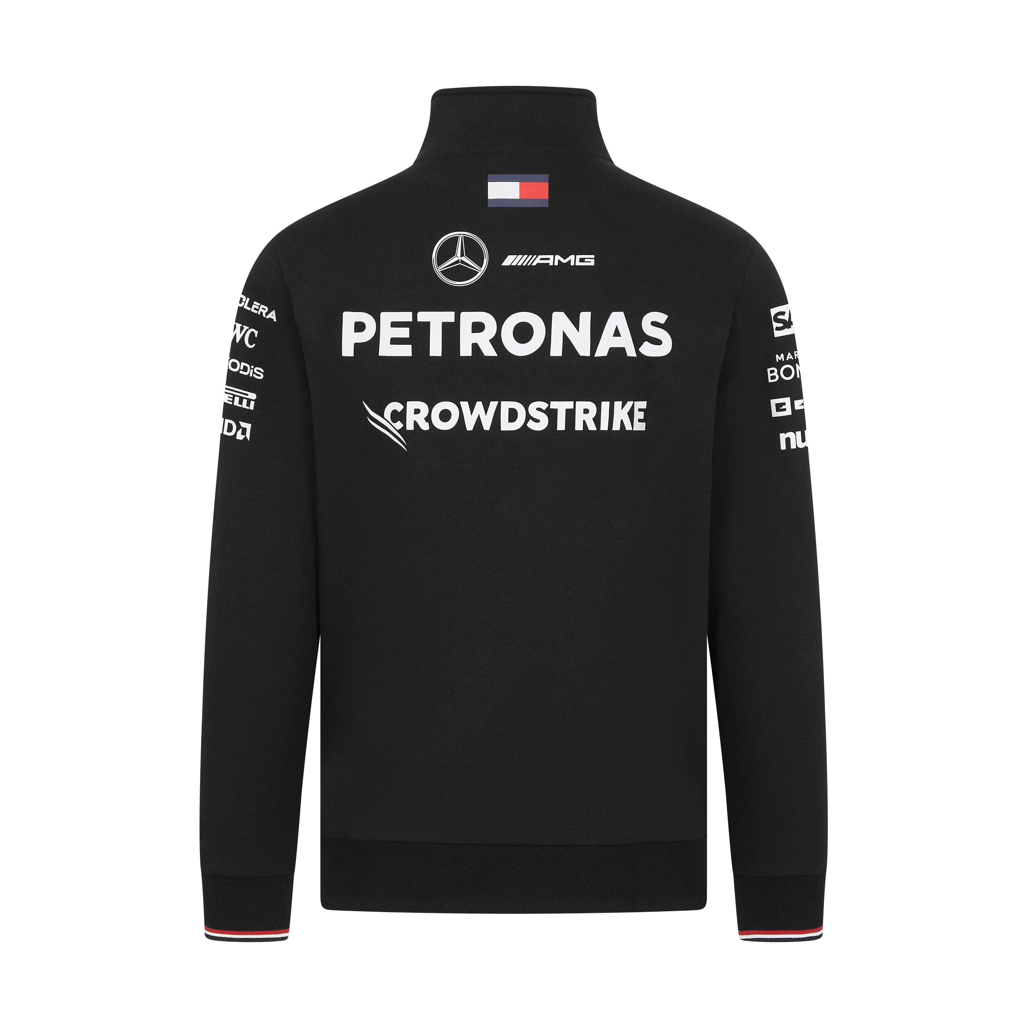 Mercedes AMG Petronas F1 2024 Men's 1/4 Zip Sweater - Black